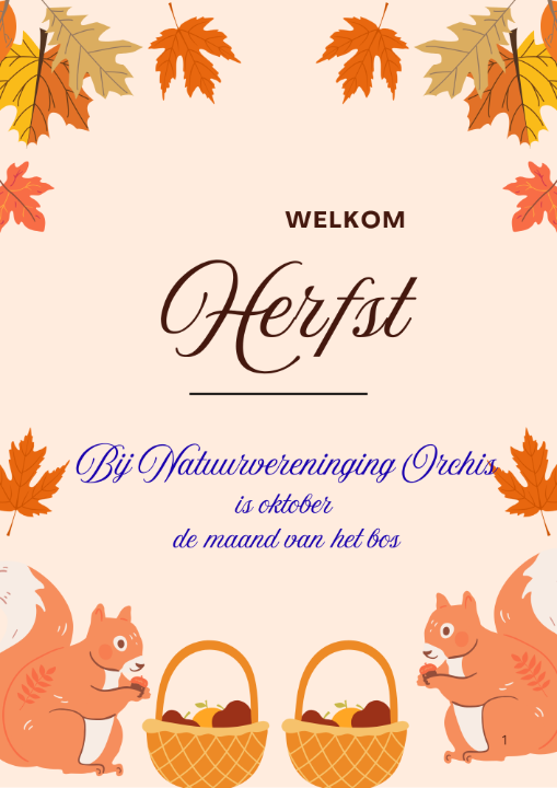 De herfst blaast op de horen                                                            