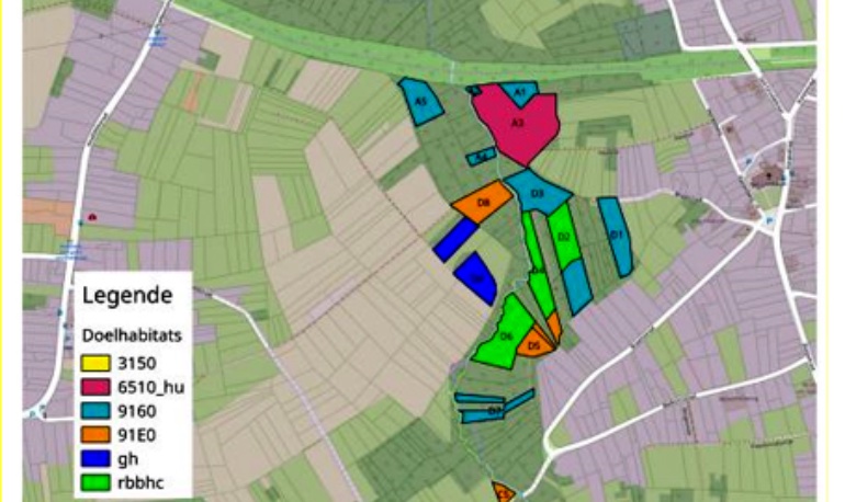 Natuurdoelen in de Krombeekvallei